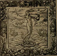 An illustration from Omnia Andreae Alciati v.c. emblemata : cum commentariis, quibus emblematum omnium aperta origine, mens auctoris explicatur, & obscura omnia dubiaque illustrantur (1581)