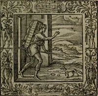 An illustration from Omnia Andreae Alciati v.c. emblemata : cum commentariis, quibus emblematum omnium aperta origine, mens auctoris explicatur, & obscura omnia dubiaque illustrantur (1581)