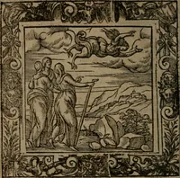 An illustration from Omnia Andreae Alciati v.c. emblemata : cum commentariis, quibus emblematum omnium aperta origine, mens auctoris explicatur, & obscura omnia dubiaque illustrantur (1581)