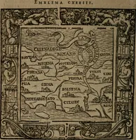 Picture 174 of 269 from Omnia Andreae Alciati v.c. emblemata : cum commentariis, quibus emblematum omnium aperta origine, mens auctoris explicatur, & obscura omnia dubiaque illustrantur (1581), leaf 509