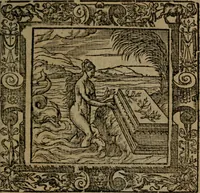 An illustration from Omnia Andreae Alciati v.c. emblemata : cum commentariis, quibus emblematum omnium aperta origine, mens auctoris explicatur, & obscura omnia dubiaque illustrantur (1581)