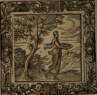An illustration from Omnia Andreae Alciati v.c. emblemata : cum commentariis, quibus emblematum omnium aperta origine, mens auctoris explicatur, & obscura omnia dubiaque illustrantur (1581)
