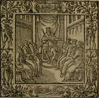 An illustration from Omnia Andreae Alciati v.c. emblemata : cum commentariis, quibus emblematum omnium aperta origine, mens auctoris explicatur, & obscura omnia dubiaque illustrantur (1581)