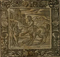 An illustration from Omnia Andreae Alciati v.c. emblemata : cum commentariis, quibus emblematum omnium aperta origine, mens auctoris explicatur, & obscura omnia dubiaque illustrantur (1581)
