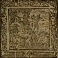 An illustration from Omnia Andreae Alciati v.c. emblemata : cum commentariis, quibus emblematum omnium aperta origine, mens auctoris explicatur, & obscura omnia dubiaque illustrantur (1581)