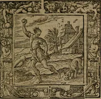 An illustration from Omnia Andreae Alciati v.c. emblemata : cum commentariis, quibus emblematum omnium aperta origine, mens auctoris explicatur, & obscura omnia dubiaque illustrantur (1581)