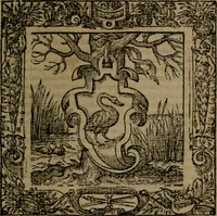 An illustration from Omnia Andreae Alciati v.c. emblemata : cum commentariis, quibus emblematum omnium aperta origine, mens auctoris explicatur, & obscura omnia dubiaque illustrantur (1581)
