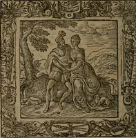 An illustration from Omnia Andreae Alciati v.c. emblemata : cum commentariis, quibus emblematum omnium aperta origine, mens auctoris explicatur, & obscura omnia dubiaque illustrantur (1581)