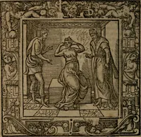 An illustration from Omnia Andreae Alciati v.c. emblemata : cum commentariis, quibus emblematum omnium aperta origine, mens auctoris explicatur, & obscura omnia dubiaque illustrantur (1581)