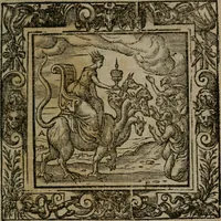 An illustration from Omnia Andreae Alciati v.c. emblemata : cum commentariis, quibus emblematum omnium aperta origine, mens auctoris explicatur, & obscura omnia dubiaque illustrantur (1581)