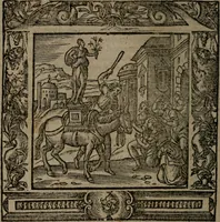 An illustration from Omnia Andreae Alciati v.c. emblemata : cum commentariis, quibus emblematum omnium aperta origine, mens auctoris explicatur, & obscura omnia dubiaque illustrantur (1581)