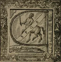 Picture 19 of 269 from Omnia Andreae Alciati v.c. emblemata : cum commentariis, quibus emblematum omnium aperta origine, mens auctoris explicatur, & obscura omnia dubiaque illustrantur (1581), leaf 99