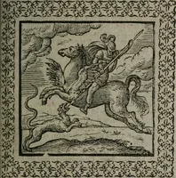 An illustration from Omnia Andreae Alciati v.c. emblemata : cum commentariis, quibus emblematum omnium aperta origine, mens auctoris explicatur, & obscura omnia dubiáque illustrantur (1577)