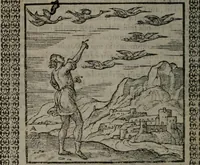 Picture 25 of 258 from Omnia Andreae Alciati v.c. emblemata : cum commentariis, quibus emblematum omnium aperta origine, mens auctoris explicatur, & obscura omnia dubiáque illustrantur (1577), leaf 113