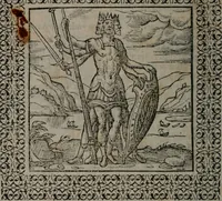 An illustration from Omnia Andreae Alciati v.c. emblemata : cum commentariis, quibus emblematum omnium aperta origine, mens auctoris explicatur, & obscura omnia dubiáque illustrantur (1577)