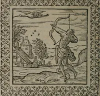 Picture 130 of 258 from Omnia Andreae Alciati v.c. emblemata : cum commentariis, quibus emblematum omnium aperta origine, mens auctoris explicatur, & obscura omnia dubiáque illustrantur (1577), leaf 359