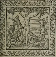 An illustration from Omnia Andreae Alciati v.c. emblemata : cum commentariis, quibus emblematum omnium aperta origine, mens auctoris explicatur, & obscura omnia dubiáque illustrantur (1577)