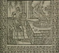 An illustration from Omnia Andreae Alciati v.c. emblemata : cum commentariis, quibus emblematum omnium aperta origine, mens auctoris explicatur, & obscura omnia dubiáque illustrantur (1577)