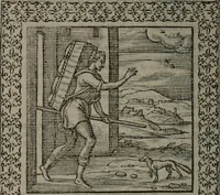 An illustration from Omnia Andreae Alciati v.c. emblemata : cum commentariis, quibus emblematum omnium aperta origine, mens auctoris explicatur, & obscura omnia dubiáque illustrantur (1577)
