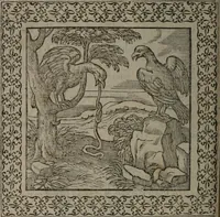 Picture 159 of 258 from Omnia Andreae Alciati v.c. emblemata : cum commentariis, quibus emblematum omnium aperta origine, mens auctoris explicatur, & obscura omnia dubiáque illustrantur (1577), leaf 439