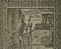 An illustration from Omnia Andreae Alciati v.c. emblemata : cum commentariis, quibus emblematum omnium aperta origine, mens auctoris explicatur, & obscura omnia dubiáque illustrantur (1577)