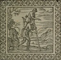 An illustration from Omnia Andreae Alciati v.c. emblemata : cum commentariis, quibus emblematum omnium aperta origine, mens auctoris explicatur, & obscura omnia dubiáque illustrantur (1577)