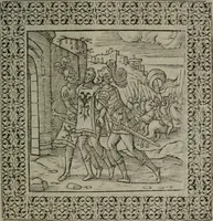 An illustration from Omnia Andreae Alciati v.c. emblemata : cum commentariis, quibus emblematum omnium aperta origine, mens auctoris explicatur, & obscura omnia dubiáque illustrantur (1577)