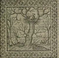 An illustration from Omnia Andreae Alciati v.c. emblemata : cum commentariis, quibus emblematum omnium aperta origine, mens auctoris explicatur, & obscura omnia dubiáque illustrantur (1577)