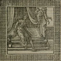 An illustration from Omnia Andreae Alciati v.c. emblemata : cum commentariis, quibus emblematum omnium aperta origine, mens auctoris explicatur, & obscura omnia dubiáque illustrantur (1577)