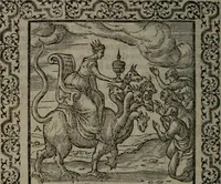 An illustration from Omnia Andreae Alciati v.c. emblemata : cum commentariis, quibus emblematum omnium aperta origine, mens auctoris explicatur, & obscura omnia dubiáque illustrantur (1577)