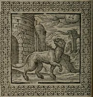 Picture 19 of 258 from Omnia Andreae Alciati v.c. emblemata : cum commentariis, quibus emblematum omnium aperta origine, mens auctoris explicatur, & obscura omnia dubiáque illustrantur (1577), leaf 99