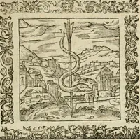 Picture 29 of 235 from Omnia Andreae Alciati V.C. Emblemata : cum commentariis, quibus emblematum detecta origine, dubia omnia, et obscura illustrantur (1602), leaf 196