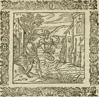An illustration from Omnia Andreae Alciati V.C. Emblemata : cum commentariis, quibus emblematum detecta origine, dubia omnia, et obscura illustrantur (1602)