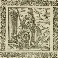 An illustration from Omnia Andreae Alciati V.C. Emblemata : cum commentariis, quibus emblematum detecta origine, dubia omnia, et obscura illustrantur (1602)