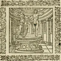 Picture 32 of 235 from Omnia Andreae Alciati V.C. Emblemata : cum commentariis, quibus emblematum detecta origine, dubia omnia, et obscura illustrantur (1602), leaf 208
