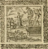 An illustration from Omnia Andreae Alciati V.C. Emblemata : cum commentariis, quibus emblematum detecta origine, dubia omnia, et obscura illustrantur (1602)