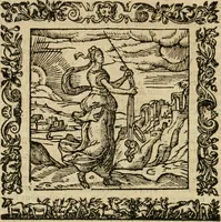 An illustration from Omnia Andreae Alciati V.C. Emblemata : cum commentariis, quibus emblematum detecta origine, dubia omnia, et obscura illustrantur (1602)