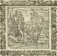 An illustration from Omnia Andreae Alciati V.C. Emblemata : cum commentariis, quibus emblematum detecta origine, dubia omnia, et obscura illustrantur (1602)
