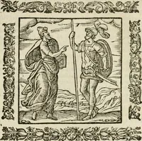 An illustration from Omnia Andreae Alciati V.C. Emblemata : cum commentariis, quibus emblematum detecta origine, dubia omnia, et obscura illustrantur (1602)