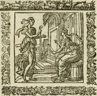 An illustration from Omnia Andreae Alciati V.C. Emblemata : cum commentariis, quibus emblematum detecta origine, dubia omnia, et obscura illustrantur (1602)