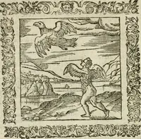 An illustration from Omnia Andreae Alciati V.C. Emblemata : cum commentariis, quibus emblematum detecta origine, dubia omnia, et obscura illustrantur (1602)