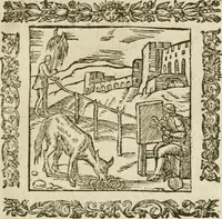 An illustration from Omnia Andreae Alciati V.C. Emblemata : cum commentariis, quibus emblematum detecta origine, dubia omnia, et obscura illustrantur (1602)