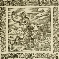 An illustration from Omnia Andreae Alciati V.C. Emblemata : cum commentariis, quibus emblematum detecta origine, dubia omnia, et obscura illustrantur (1602)