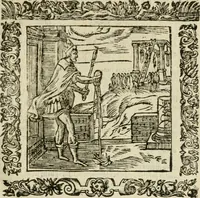 An illustration from Omnia Andreae Alciati V.C. Emblemata : cum commentariis, quibus emblematum detecta origine, dubia omnia, et obscura illustrantur (1602)