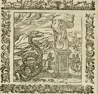 An illustration from Omnia Andreae Alciati V.C. Emblemata : cum commentariis, quibus emblematum detecta origine, dubia omnia, et obscura illustrantur (1602)