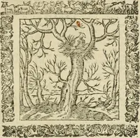 An illustration from Omnia Andreae Alciati V.C. Emblemata : cum commentariis, quibus emblematum detecta origine, dubia omnia, et obscura illustrantur (1602)