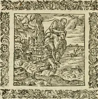 An illustration from Omnia Andreae Alciati V.C. Emblemata : cum commentariis, quibus emblematum detecta origine, dubia omnia, et obscura illustrantur (1602)