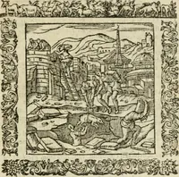 An illustration from Omnia Andreae Alciati V.C. Emblemata : cum commentariis, quibus emblematum detecta origine, dubia omnia, et obscura illustrantur (1602)