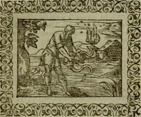 An illustration from Omnia Andreae Alciati v.c. emblemata : cum commentariis, quibus emblematum omnium aperta origine, mens authoris explicatur, & obscura omnia dubiaque illustrantur (1583)