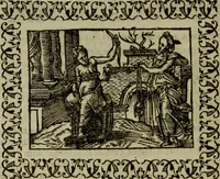 An illustration from Omnia Andreae Alciati v.c. emblemata : cum commentariis, quibus emblematum omnium aperta origine, mens authoris explicatur, & obscura omnia dubiaque illustrantur (1583)